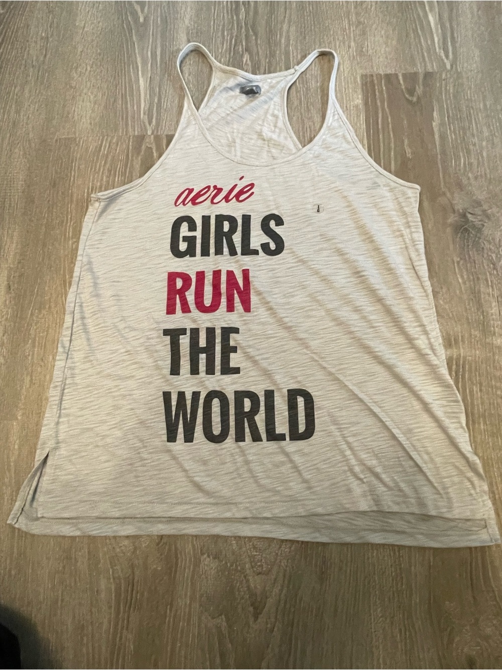 Aerie Girls Run the World tank top in size L